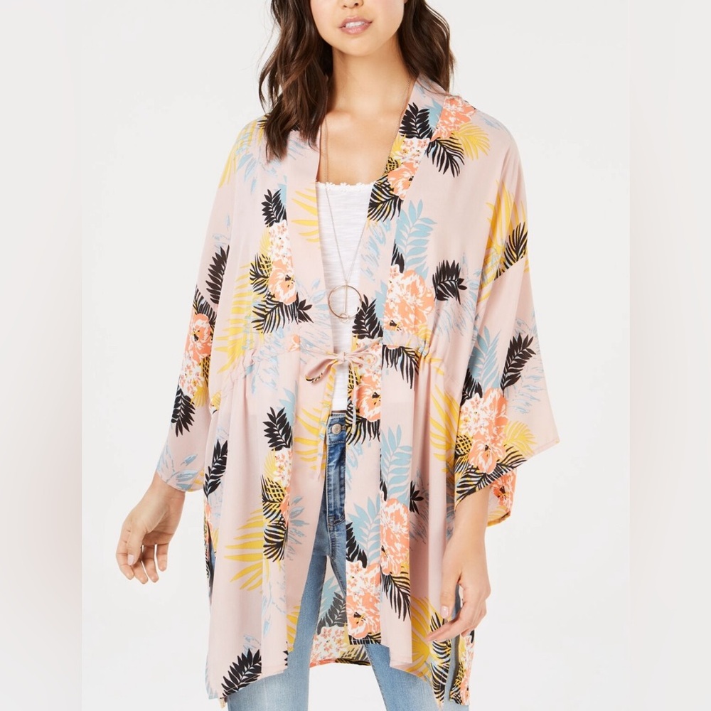 Say What Floral Kimono Tunic